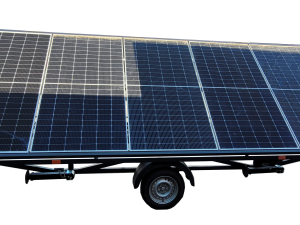 güneş paneli römorku